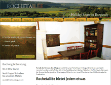 Tablet Screenshot of ferienhaus-burgund.com